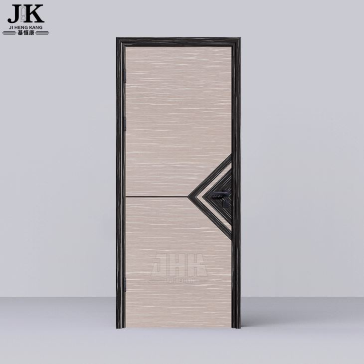 Hohe Qualität Professionelle Mode Glas Stil Einfaches Design Holzlaminatplatten MDF Geformte Melamin Eisen Einzelne Tür