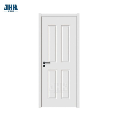 Jhk-004 4 Panel fertige weiße Holzinnentür Weiße Grundierungstür