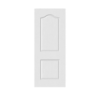 2 Panel Kunststoff Top Arch Design UPVC Tür