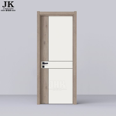 Moderne weiße flache Holzplatten-Innenraum-Tür (YDF007D)