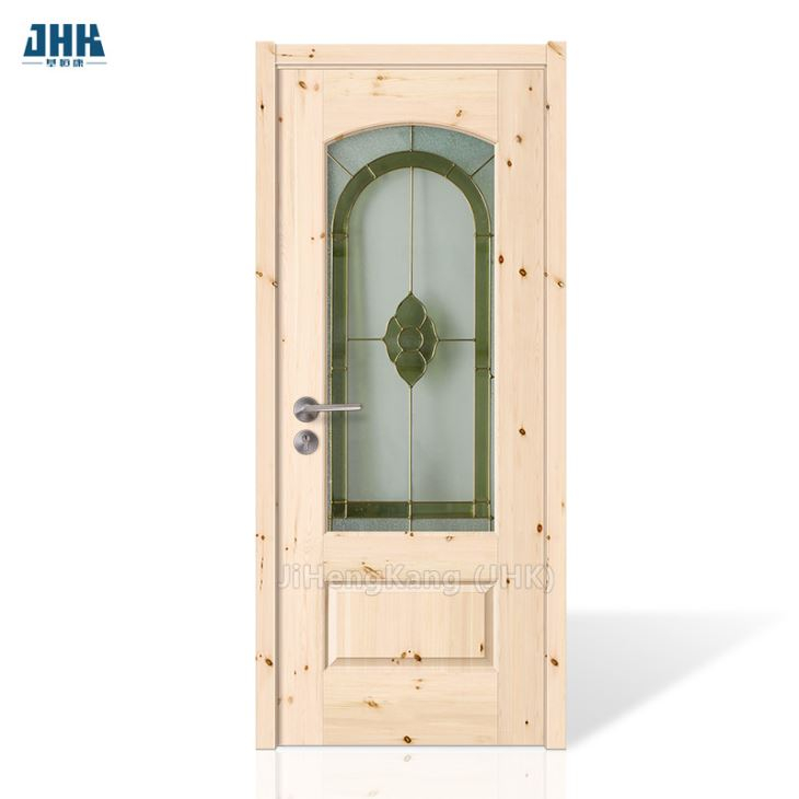 Furnierte fertige genarbte Innenbadezimmer-PVC-Türverkleidung