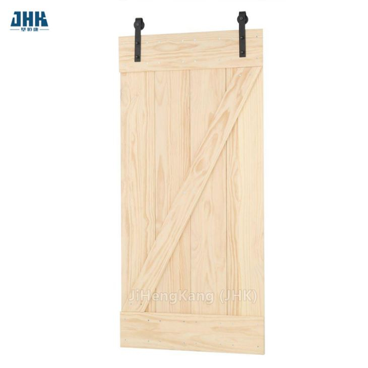 Elegante Design-Massivholz-Türen für Hotel-Innenschiebe-Scheunen-Tür